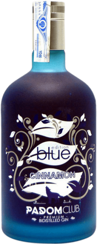 9,95 € Envío gratis | Ginebra Víbora Padom Club Blue Reino Unido Botella 70 cl