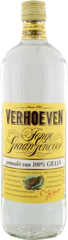 14,95 € Envio grátis | Gin Diageo Verhoeven Jonge Jenever Países Baixos Garrafa 1 L