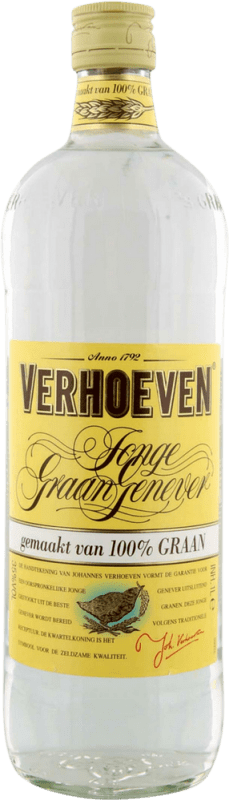 15,95 € Envio grátis | Gin Verhoeven. Jonge Jenever Países Baixos Garrafa 1 L