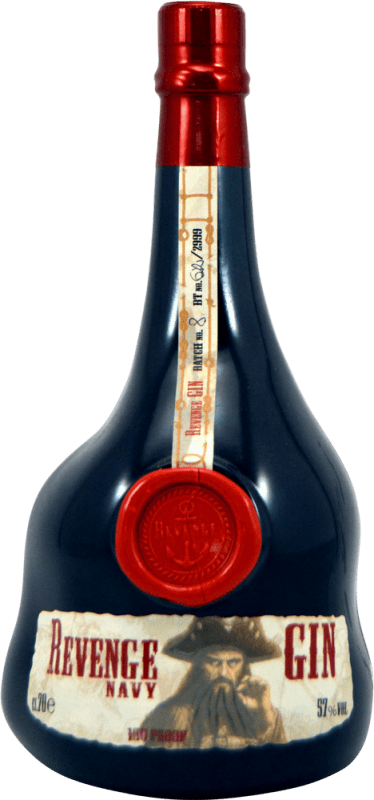 32,95 € Бесплатная доставка | Джин Revenge Gin Navy 57º Италия бутылка 70 cl