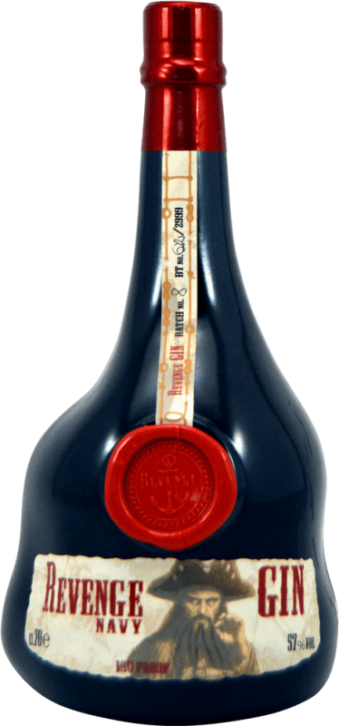 32,95 € Envío gratis | Ginebra Revenge Gin Navy 57º Italia Botella 70 cl