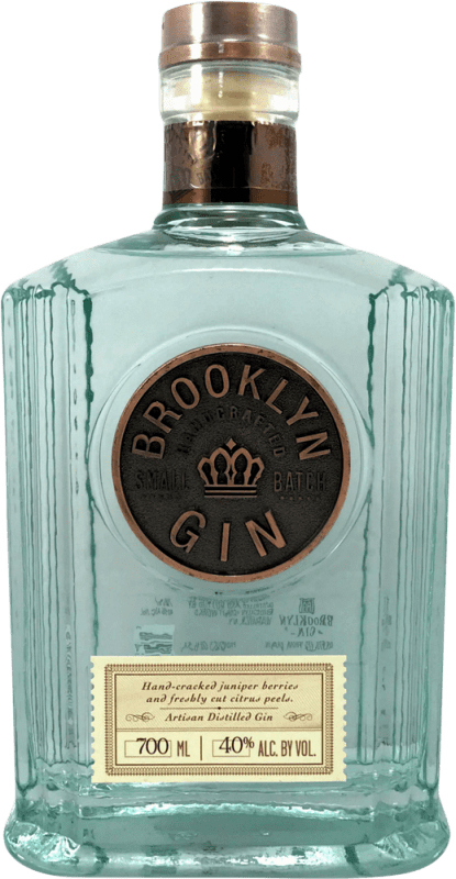 62,95 € Envio grátis | Gin Brooklyn Craft Small Batch Estados Unidos Garrafa 70 cl