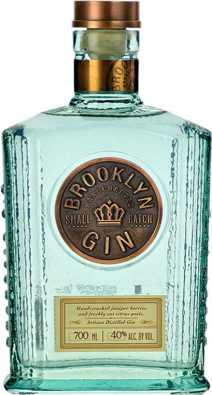 59,95 € Envio grátis | Genever Gin Brooklyn Craft Small Batch Estados Unidos 70 cl