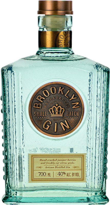 53,95 € Envio grátis | Gin Brooklyn Craft Small Batch Estados Unidos Garrafa 70 cl