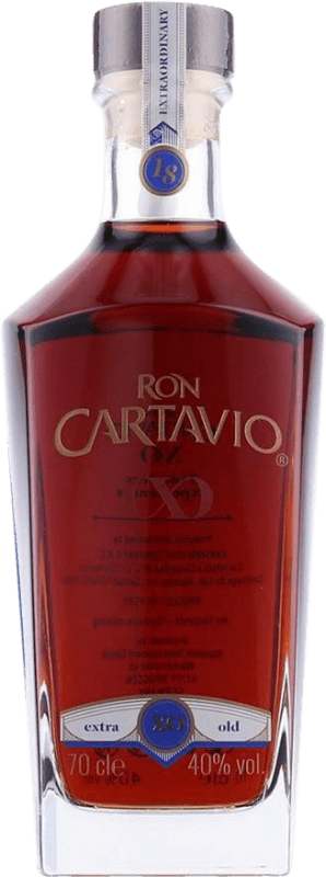 98,95 € Free Shipping | Rum Abate Nero Cartavio XO Extra Old Peru Bottle 70 cl