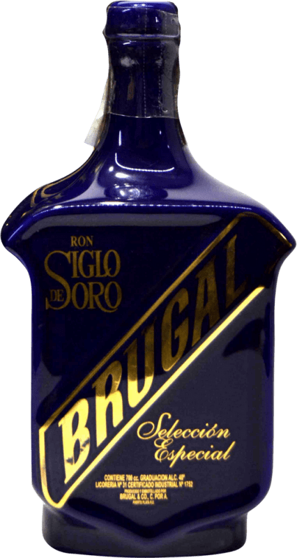 316,95 € Free Shipping | Rum Brugal Siglo de Oro Ceramic Porcelain Dominican Republic 70 cl