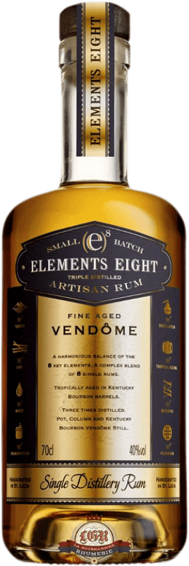 24,95 € 送料無料 | ラム Elements Eight Vendome セントルシア ボトル 70 cl