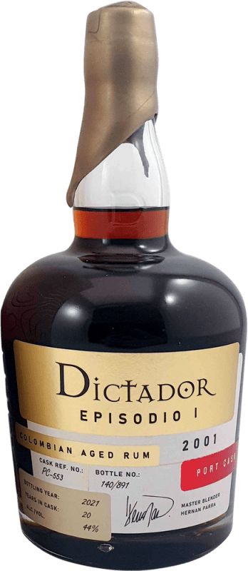159,95 € Envoi gratuit | Rhum Dictador Episodio I Port Cask Finish — Finition en Fût Colombie Bouteille 70 cl