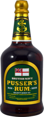49,95 € Free Shipping | Rum Pusser's Rum Select Aged 151 Overproof Guyana Bottle 70 cl