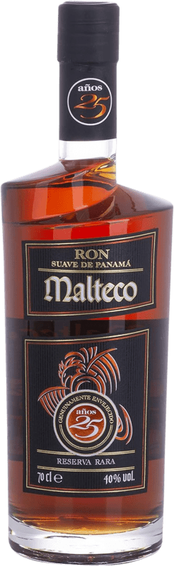 99,95 € Envio grátis | Rum Licorera Quezalteca Malteco Rara Reserva Panamá 25 Anos Garrafa 70 cl