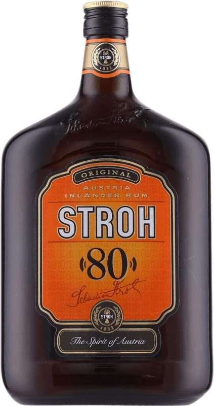 42,95 € Envoi gratuit | Rhum Sebastian Stroh 80º Autriche Bouteille 1 L