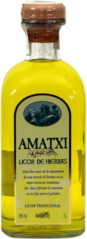 8,95 € Free Shipping | Herbal liqueur Amatxi Frasca Spain Bottle 1 L
