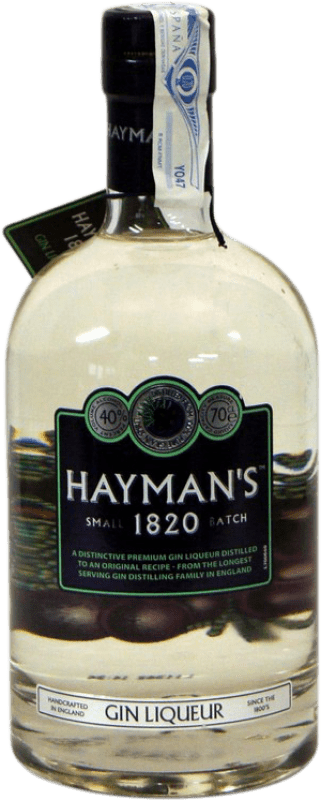 21,95 € Envio grátis | Gin Hayman's Small Batch 1820 Gin Liqueur Reino Unido Garrafa 70 cl