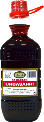 19,95 € Envio grátis | Pacharán Usua Urbasarri Espanha Garrafão 3 L