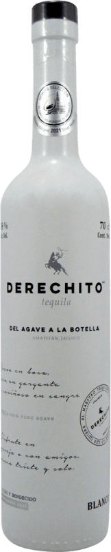 32,95 € Spedizione Gratuita | Tequila Derechito Blanco Messico Bottiglia 70 cl