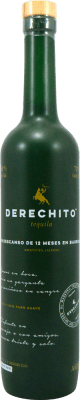 49,95 € 免费送货 | 龙舌兰 Derechito Añejo 墨西哥 瓶子 70 cl