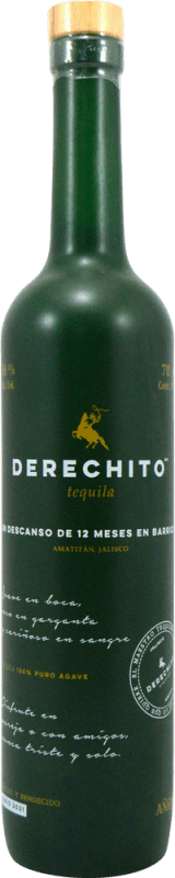49,95 € Free Shipping | Tequila Derechito Añejo Mexico Bottle 70 cl