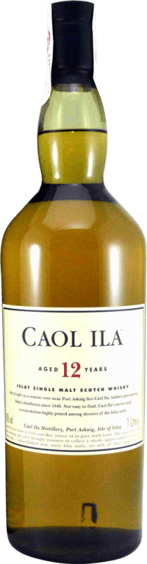 65,95 € Envío gratis | Whisky Single Malt Caol Ila Reino Unido 12 Años Botella 1 L