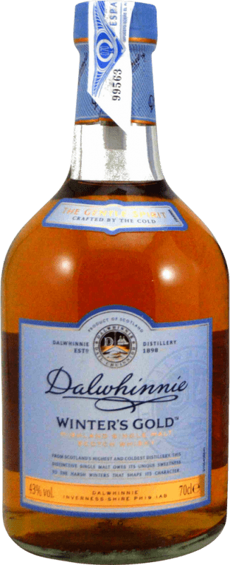 32,95 € Kostenloser Versand | Whiskey Single Malt Dalwhinnie Winter's Gold Großbritannien Flasche 70 cl