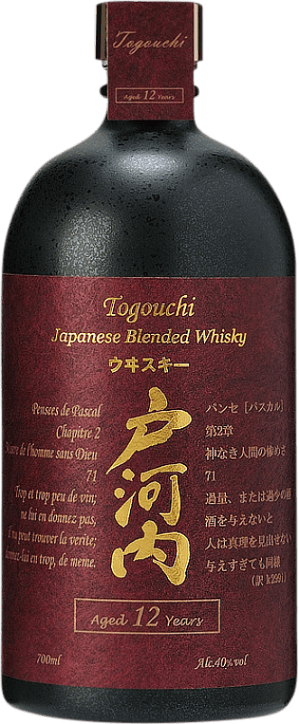 73,95 € 送料無料 | ウイスキーブレンド Togouchi 日本 12 年 ボトル 70 cl