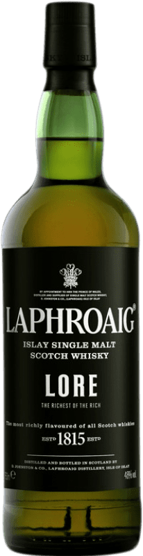 137,95 € Envío gratis | Whisky Single Malt Laphroaig Lore Reino Unido Botella 70 cl