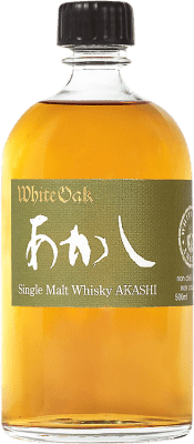 74,95 € Envio grátis | Whisky Single Malt Eigashima White Oak Akashi Japão Garrafa Medium 50 cl