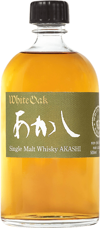 82,95 € Kostenloser Versand | Single Malt Whisky White Oak Akashi Japan Medium-Flasche 50 cl