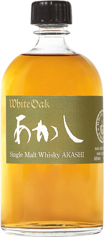 82,95 € Бесплатная доставка | Виски из одного солода White Oak Akashi Япония бутылка Medium 50 cl