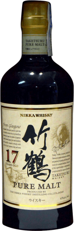 272,95 € 免费送货 | 威士忌单一麦芽威士忌 Nikka Taketsuru 日本 17 岁 瓶子 70 cl