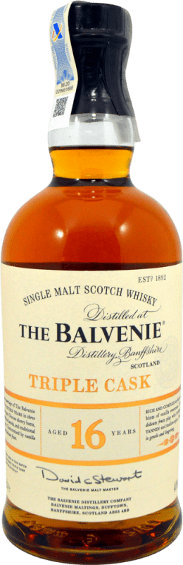 119,95 € Envío gratis | Whisky Single Malt Balvenie Triple Cask Reino Unido 16 Años Botella 70 cl