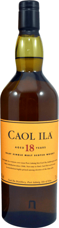 209,95 € Envio grátis | Whisky Single Malt Caol Ila Reino Unido 18 Anos Garrafa 70 cl