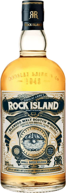 45,95 € 送料無料 | ブレンデッドウイスキー Douglas Laing's Rock Island イギリス 70 cl
