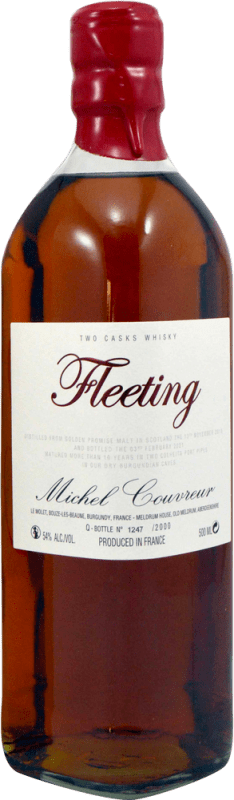 78,95 € Envoi gratuit | Blended Whisky Michel Couvreur Fleeting Two Casks France Bouteille Medium 50 cl