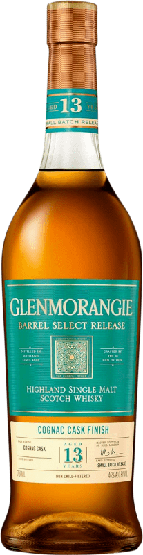 175,95 € Kostenloser Versand | Single Malt Whisky Glenmorangie Cognac Cask Finish — Fassreifung Großbritannien 13 Jahre 70 cl