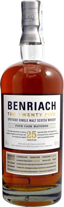 482,95 € Free Shipping | Single Malt Whisky The Benriach Four Cask United Kingdom 25 Years 70 cl