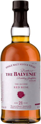 威士忌单一麦芽威士忌 Balvenie The Second Red Rose 21 岁 70 cl