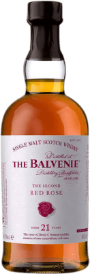 745,95 € Envio grátis | Whisky Single Malt Balvenie The Second Red Rose Reino Unido 21 Anos 70 cl