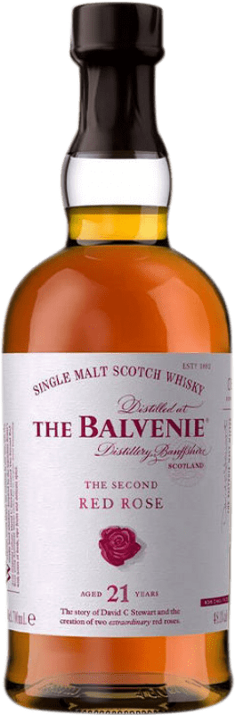 745,95 € Бесплатная доставка | Односолодовый виски Balvenie The Second Red Rose Объединенное Королевство 21 Лет 70 cl