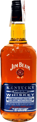 29,95 € Envio grátis | Whisky Bourbon Jim Beam Kentucky Dram Estados Unidos Garrafa 1 L