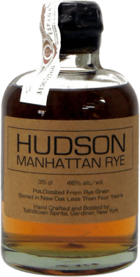 49,95 € Envio grátis | Whisky Bourbon Tuthilltown Hudson Manhattan Rye Estados Unidos Garrafa Terço 35 cl