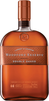 46,95 € Envío gratis | Whisky Bourbon Woodford Double Oaked Reserva Kentucky Estados Unidos Botella 70 cl