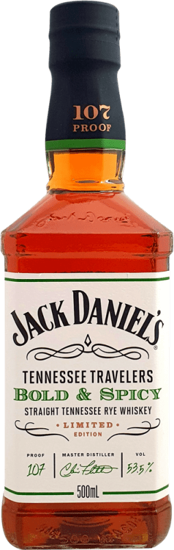39,95 € 送料無料 | ウイスキー バーボン Jack Daniel's Bold & Spicy アメリカ ボトル Medium 50 cl