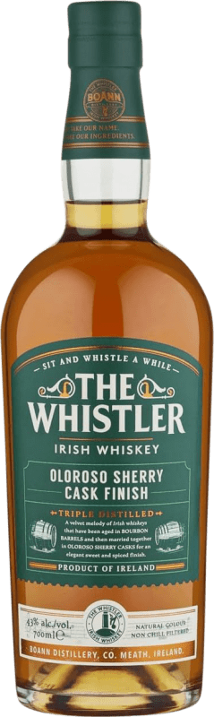 57,95 € Kostenloser Versand | Whiskey Blended Boann The Whistler Oloroso Sherry Cask Finish Irland Flasche 70 cl