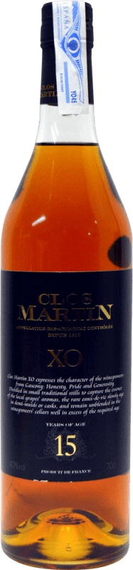 39,95 € Envio grátis | Armagnac Château Clos Saint Martin X.O. França Garrafa 70 cl