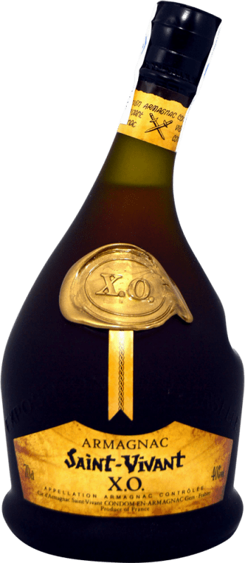 51,95 € Envio grátis | Armagnac Saint Vivant X.O. França Garrafa 70 cl