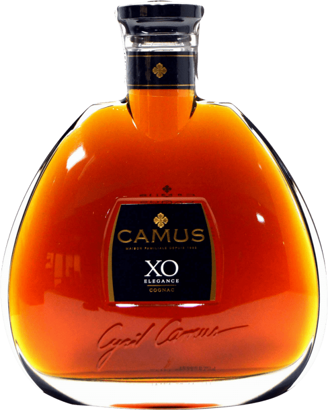 103,95 € 免费送货 | 科涅克白兰地 Camus X.O. Elegance A.O.C. Cognac 法国 瓶子 1 L