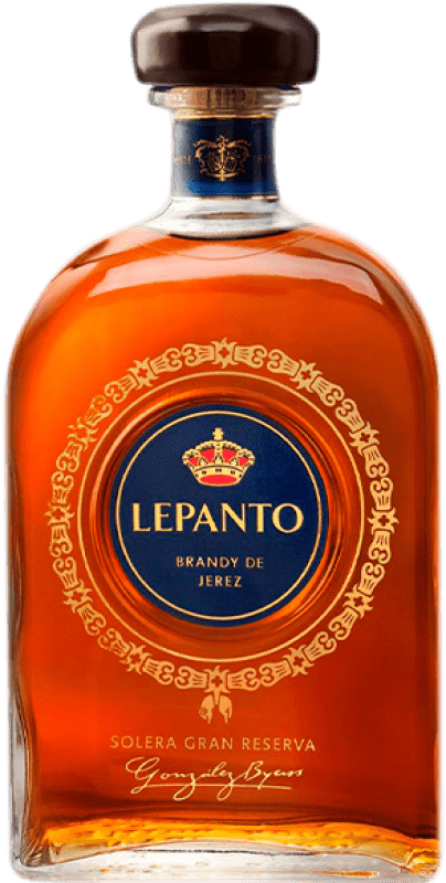35,95 € Бесплатная доставка | Бренди González Byass Lepanto Solera — Солера D.O. Jerez-Xérès-Sherry Андалусия Испания Бутылка 70 cl