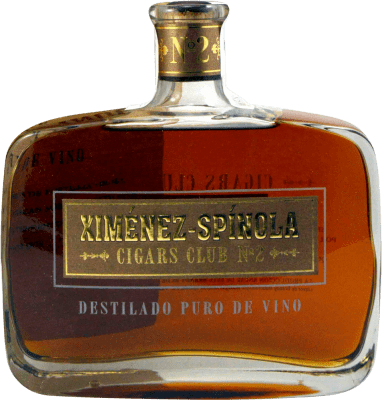 519,95 € Free Shipping | Brandy Ximénez-Spínola Cigars Club Nº 2 D.O. Jerez-Xérès-Sherry Andalusia Spain Pedro Ximénez Bottle 70 cl