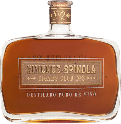 492,95 € Envío gratis | Brandy Ximénez-Spínola Cigars Club Nº 2 D.O. Jerez-Xérès-Sherry Andalucía España Pedro Ximénez 70 cl