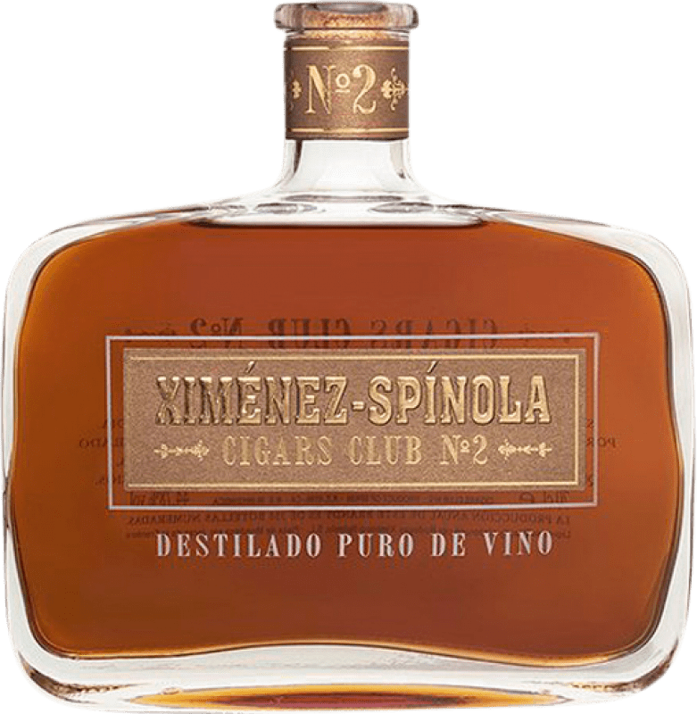 553,95 € Envoi gratuit | Brandy Ximénez-Spínola Cigars Club Nº 2 D.O. Jerez-Xérès-Sherry Andalousie Espagne Pedro Ximénez Bouteille 70 cl